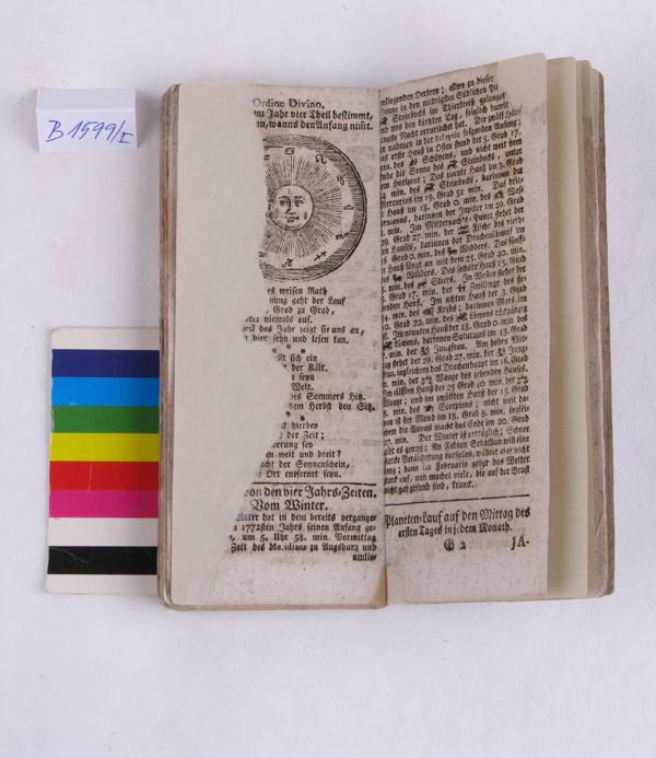 B 1599-1 po restaurování listy